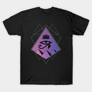 Ancient Egypt Beautiful pyramids abstract T-Shirt